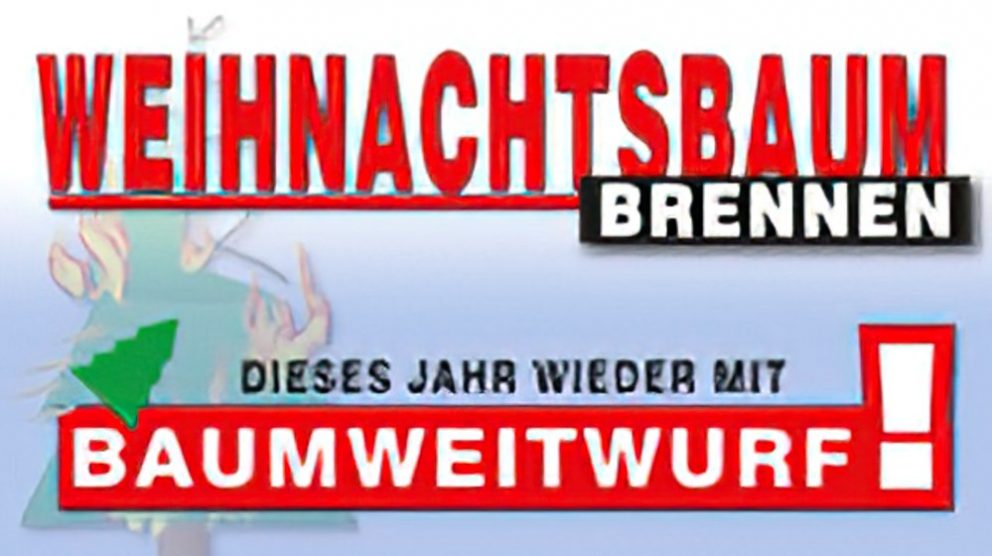 Weihnachtsbaumbrennen 2015