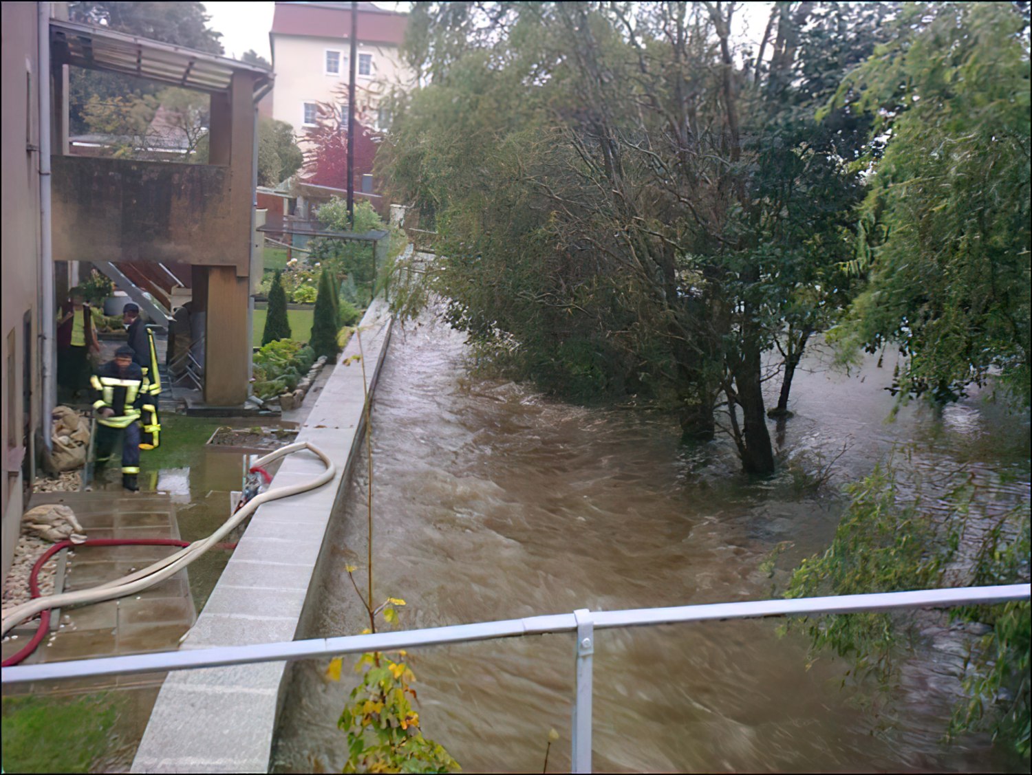 Hochwasser nach ergiebigen Dauerregen