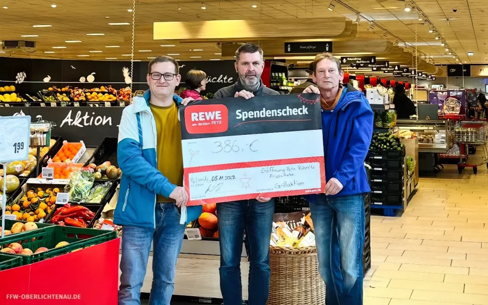 Erfolgreiche Spendenübergabe