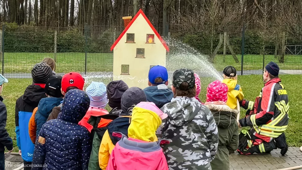 Farbprojekt der Kita Oberlichtenau