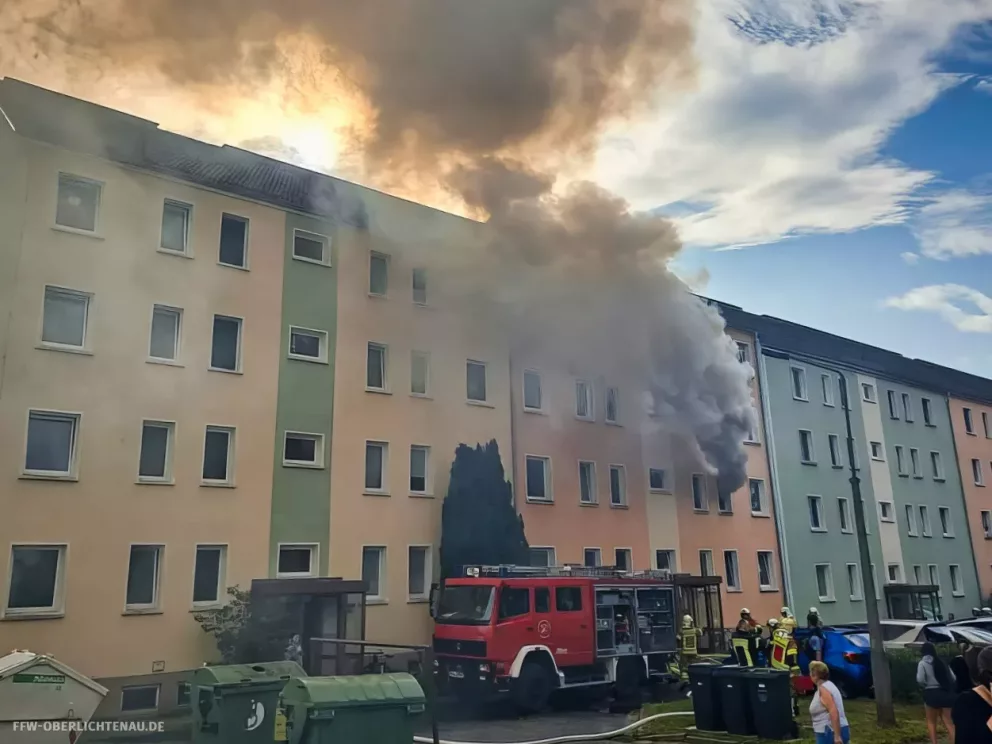 Küchenbrand in Pulsnitz #8/23